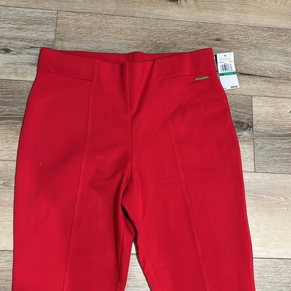 🔥Michael Kors, Scarlet red slacks, COZY, size Large - Picture 9 of 11